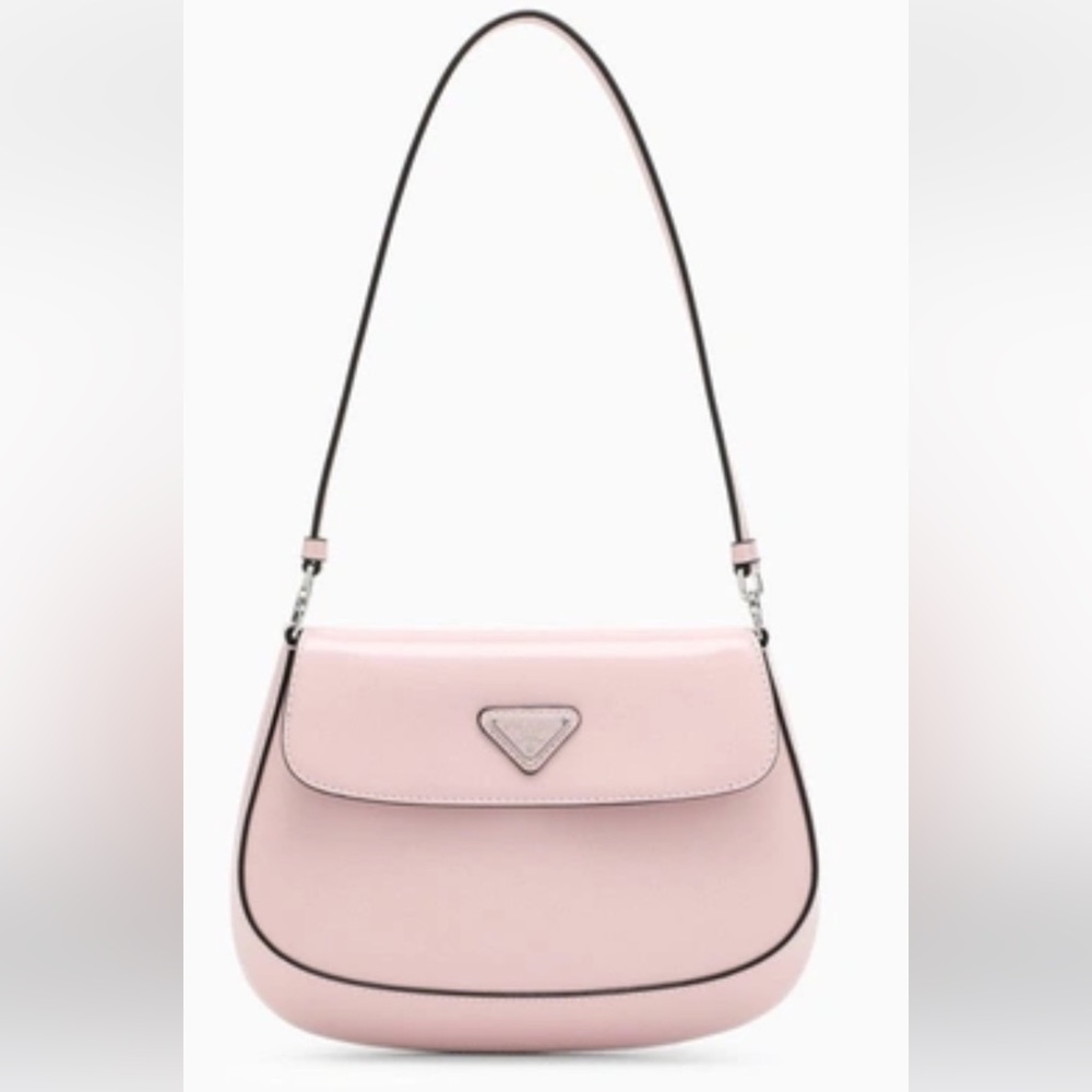 Prada Brushed Alabaster Cleo Bag Pink